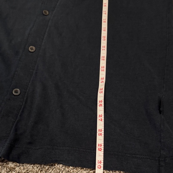 Hugo Boss Midnight Black Casual Short Sleeve Button Up Shirt - Picture 4 of 5